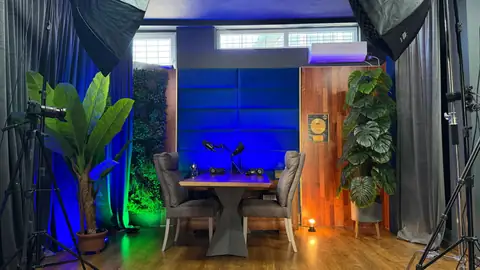 Context Podcast Studio București – Platoul de filmare